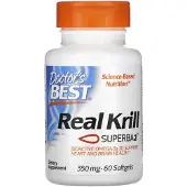 Doctors Best Doctor's Best, Real Krill, 350 mg, 60 softgels