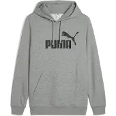 Puma Sport sweatshirt 'ESS No. 1' gråmelerad / svart