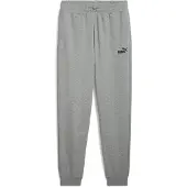Puma Sportbyxa 'Ess No. 1' gråmelerad / svart