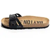 Bayton Pantolette 'Athena' sand / svart