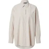 Pieces Blus 'PCMelia' beige / vit