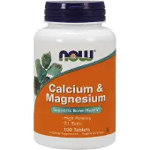 Aispeed Now Foods Calcium Magnesium 100 tablets & [item]