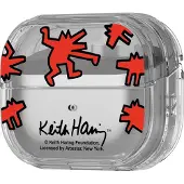 Samsung Keith Haring Slickback Clear Cover for Galaxy Buds3 Pro Red