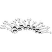 Vigor V2821 U-ring-blocknyckelset; 12 delar 8 - 19 mm