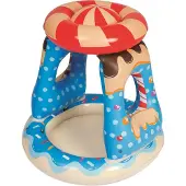 Bestway Candyville Babypool med Solskydd 0,91x0,91x0,89m, Bestway