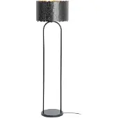 LINDBY Golvlampa Aralena , Svart, Vardagsrum / matsal, Metall, Modern, Golvlampa