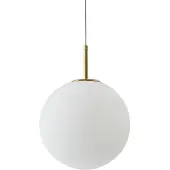 LUCANDE Glas pendellampa Joran , Vitt / opal, Vardagsrum / matsal, Glas, Modern, Pendellampa