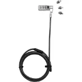 Dicota - Lås för säkerhetskabel - svart - 2 m