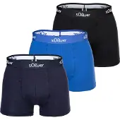 s.Oliver Boxershorts blå / marinblå / ljusgrå / svart