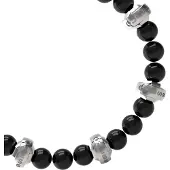 GUESS Edgy onyx-stålarmband JUMB04057JWSTBKT/U