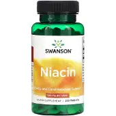 Swanson Health Products , Niacin, 100 mg, 250 Tabletter