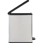 Curver DECO Bin 240639 Sopkärl 25 l (B x H x D) 250 x 450 x 420 mm Silver, Svart 1 st