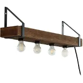 LINDBY Vägglampa , Vatana, dimbara, Trä, Matsal, Trä, Lantlig / rustik