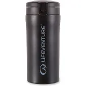 Lifeventure termisk mugg med FlipTop-lock Matt Black (LM76120)
