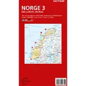 Mellersta Norge 3 EasyMap, 1:300 000