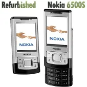 Nokia Renoverad Original 6500 Slide mobiltelefon No charger svart