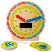 Tobar Klocka i Trä - Lär barn klockan - Pedagogiska Spel