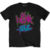 Ginza.se Blink-182: Unisex T-Shirt/Neon Logo (Black) (Large)