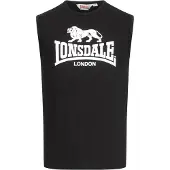 Lonsdale T-shirt 'Clopton' svart / vit