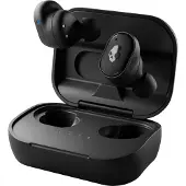 Skullcandy Grind - True wireless-hörlurar med mikrofon - inuti örat - Bluetooth - blå, ljusgrå