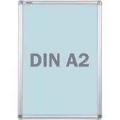 Franken BS0703 Växelram akryl Pappersformat: DIN A2 (B x H x D) 45 x 62.4 x 1.2 cm Silver