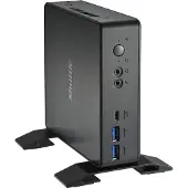 Shuttle Computer Group Shuttle XPC nano NC40U7 - Barebone - mini-PC 1 x Core i7 1255U / upp till 4.7 GHz - RAM 0 GB - Intel Iris Xe-grafik - Gigabit Ethernet - svart