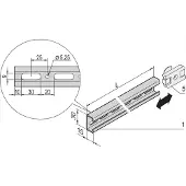 NVent SCHROFF 22114457 Profilskena 1 st