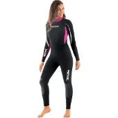 Seac Sub Våtdräkt - Relax Lady 2, 2 mm - Svart/Rosa - - XS - Xtra Small - Våtdräkt