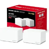 Mercusys HALO H70X (2-PACK), Vit, Intern, Mesh-system, 350 m², Dual-band (2,4 GHz / 5 GHz), Wi-Fi 6 (802.11ax)