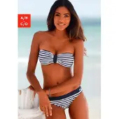 Venice beach Bikiniöverdel marinblå / vit