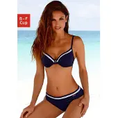 LASCANA Bikini marinblå / vit