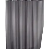 Wenko Duschdraperi i textil /WENKO grå 180x200 cm