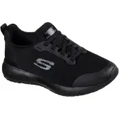 SKECHERS SQUAD SR Dam Arbetskängor Svart