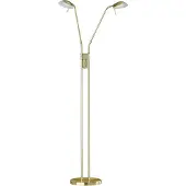 FISCHER&HONSEL GMBH LED golvlampa Pool, dimbar, Mässing / guld, Vardagsrum / matsal, Metall, Modern, LED-golvlampa