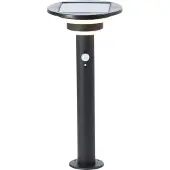 Brilliant G40406/06 Garvina Solcells-utomhusmarkbelysning med rörelsedetektor Lysdiod-modul LED fast installerad 3 W Svart