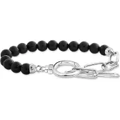 Thomas Sabo Cosmic Amulet onyx silver armband A2134-027-11-L19v