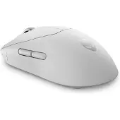 Dell Alienware Pro Wireless Gaming Mouse - Mus - optisk - 6 knappar - kabelansluten, trådlös - USB, 2.4 GHz - månljus