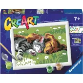 Ravensburger Katt Och Hund Målarset