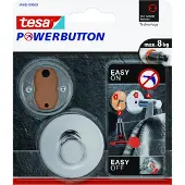 TESA 59342, inomhus, Handdukskrok, Krom, Krom, Rund