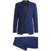 BOSS Two-piece slim-fit suit in stretch wool