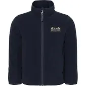 Didriksons Fleecejacka - Muskotnöt - Dark Natt Blue - - 110 - Fleecejacka