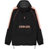 OAK25 Funktionsjacka 'Commute Rainbreaker' orange / svart
