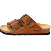 Bayton Pantolette 'Alicante' honung / svart