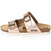 Bayton Pantolette 'ILITHYE' roséguld / svart
