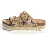 Bayton Pantolette 'Olympe' beige / sand / grå / svart