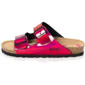Bayton Pantolette 'Athena' rosa / svart