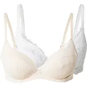 Dorina Behå 'Plunge' beige / vit