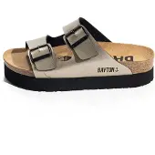 Bayton Pantolette 'JAPET' brons / svart