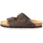 Bayton Pantolette 'Atlas' choklad / svart