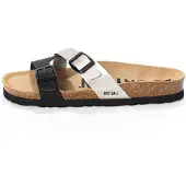Bayton Pantolette 'CLEO' svart / vit